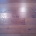 Before wood floor cleaning and polishing process