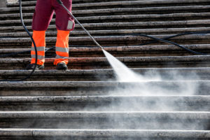 Pressure washing
