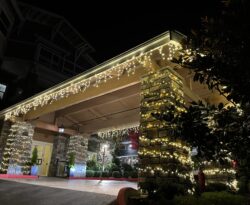 Commercial holiday lighting installation and take down services