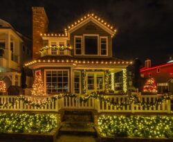 Residential holiday lighting installation and take down services